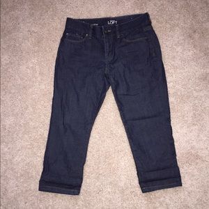 Ann Taylor Loft denim capri style jeans in 2p 26